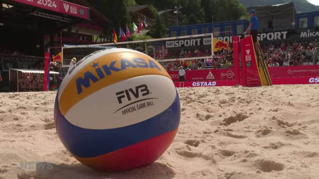 Auftakt am Beach Pro Turnier in Gstaad