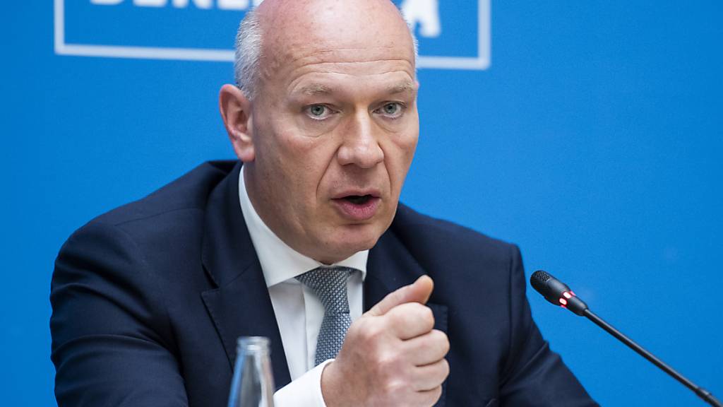 ARCHIV - Kai Wegner, regierender Bürgermeister von Berlin, spricht bei einer Pressekonferenz nach einer Sitzung des Berliner Senats. Foto: Christophe Gateau/dpa