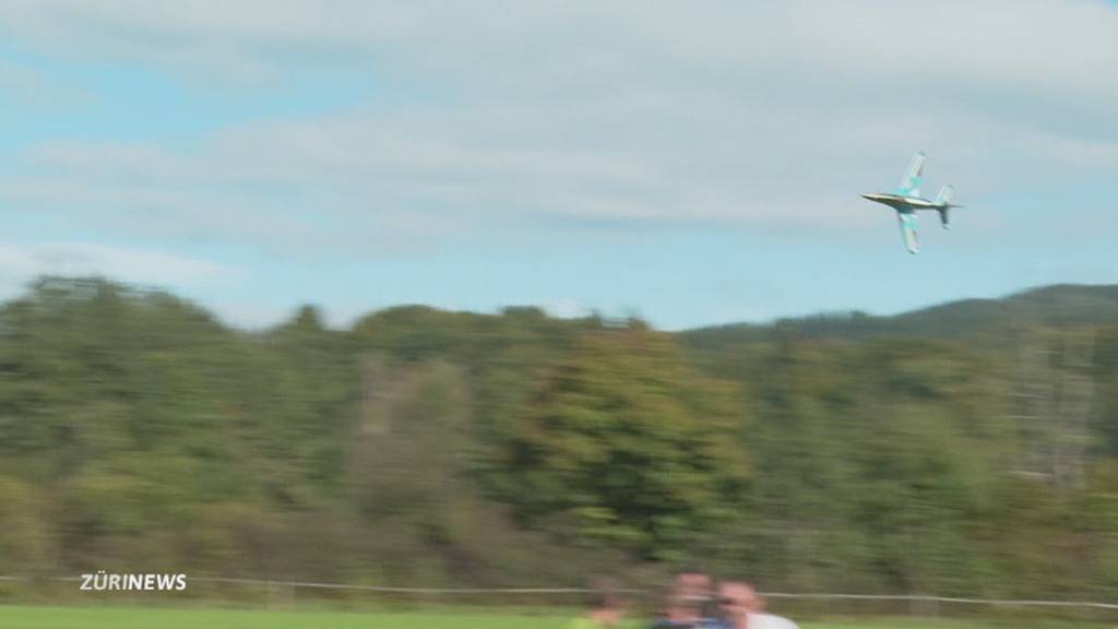 Spektakuläre Modellflugshow in Hausen am Albis