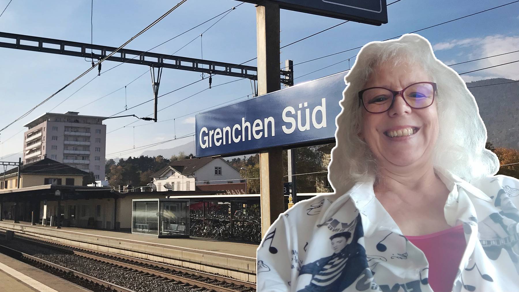 Kann wieder lachen: Brigitte Wyss aus Olten stürzte am Bahnhof Grenchen Süd und erhielt Hilfe von Unbekannten.
