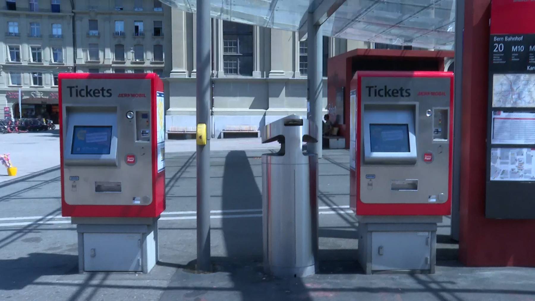 Ticketautomaten von Bernmobil
