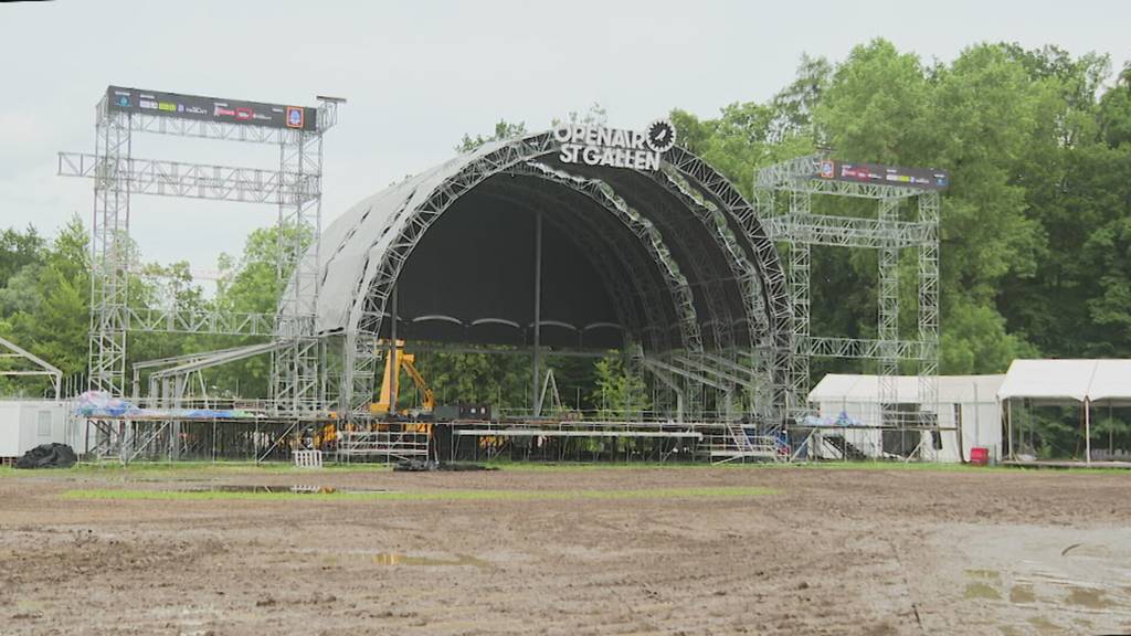 Viel Dreck nach dem Openair St.Gallen: Aufräumarbeiten im Sittertobel in vollem Gange