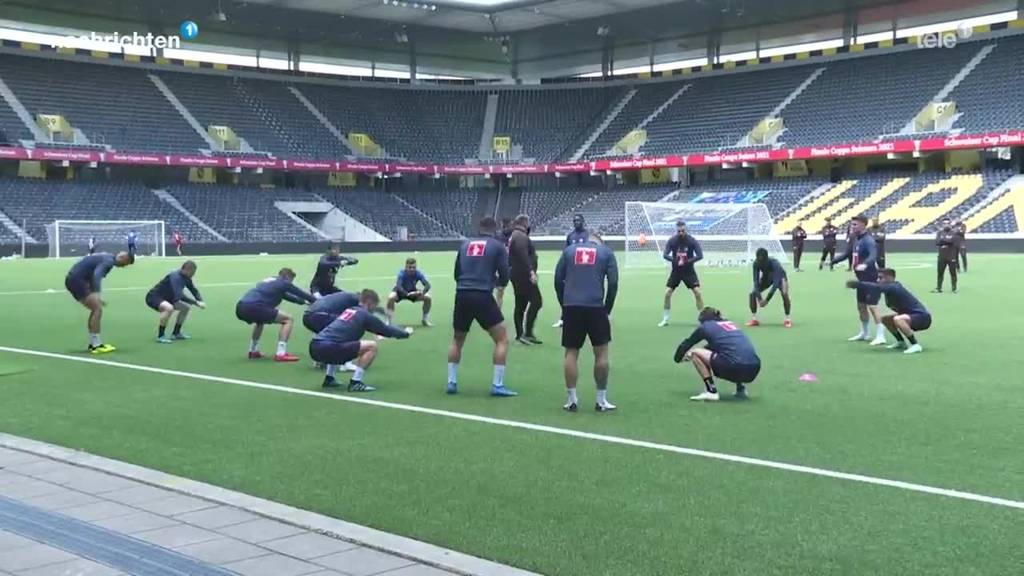 Der FC Luzern einen Tag vor dem Cupfinal