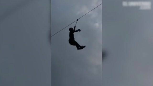 Zipline-Tod in Ecuador