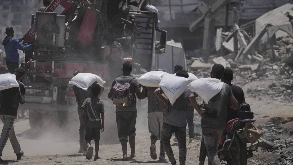 Die Weltgesundheitsorganisation warnt vor einer Hungerkrise im Gazastreifen. Israel wiederum bestreitet, dass es eine Hungersnot gibt. (Bild vom 22. Juli aus Gaza)