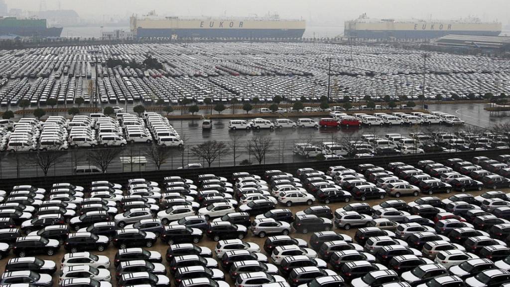 Aus Südkorea werden unter anderem viele Autos in die USA geliefert. (Archivbild)