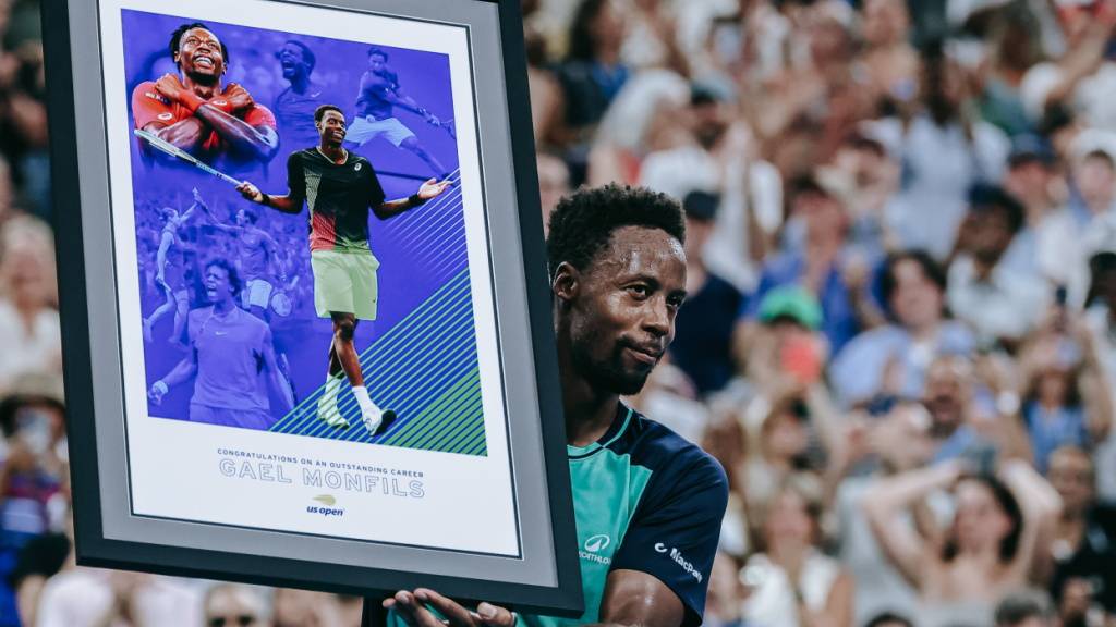 Publikumsliebling Gaël Monfils verabschiedet sich am US Open