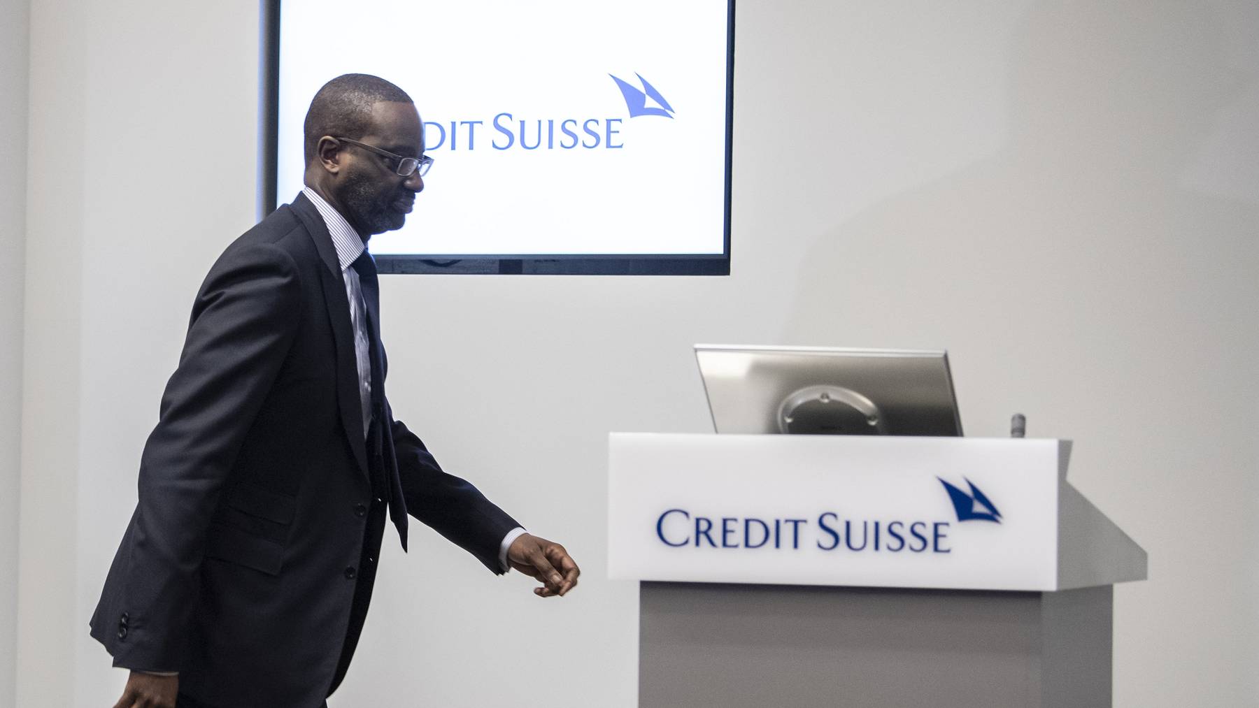Die Credit Suisse hat 2019 Negativschlagzeilen gemacht. Für den früheren CEO Tidjane Thiam hat das eine Lohneinbusse zur Folge.