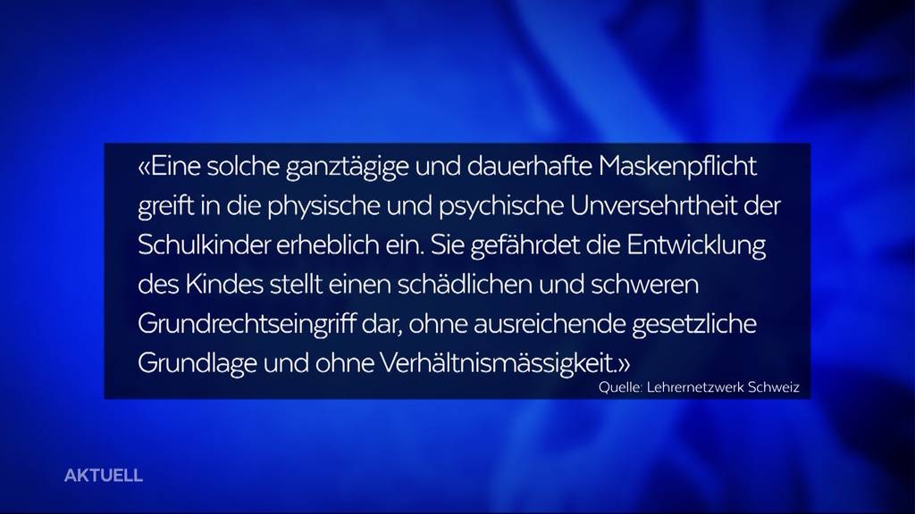 Entwicklungsprobleme: Warum die Maskenpflicht für 1.-Klässler im Aargau problematisch sein könnte