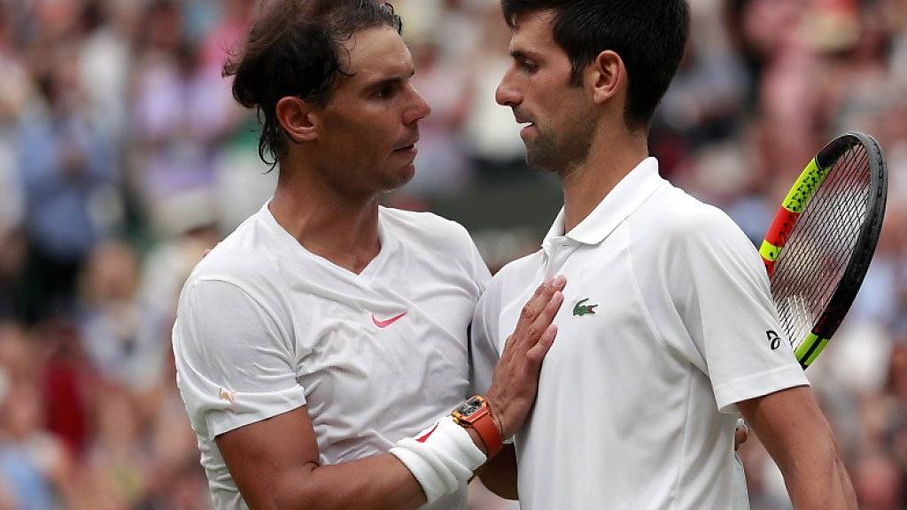 Rafael Nadal und Novak Djokovic behalten - irgendwie - ihre Weisse Weste