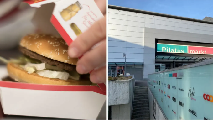 McDonald's plant Filiale im Krienser Pilatusmarkt