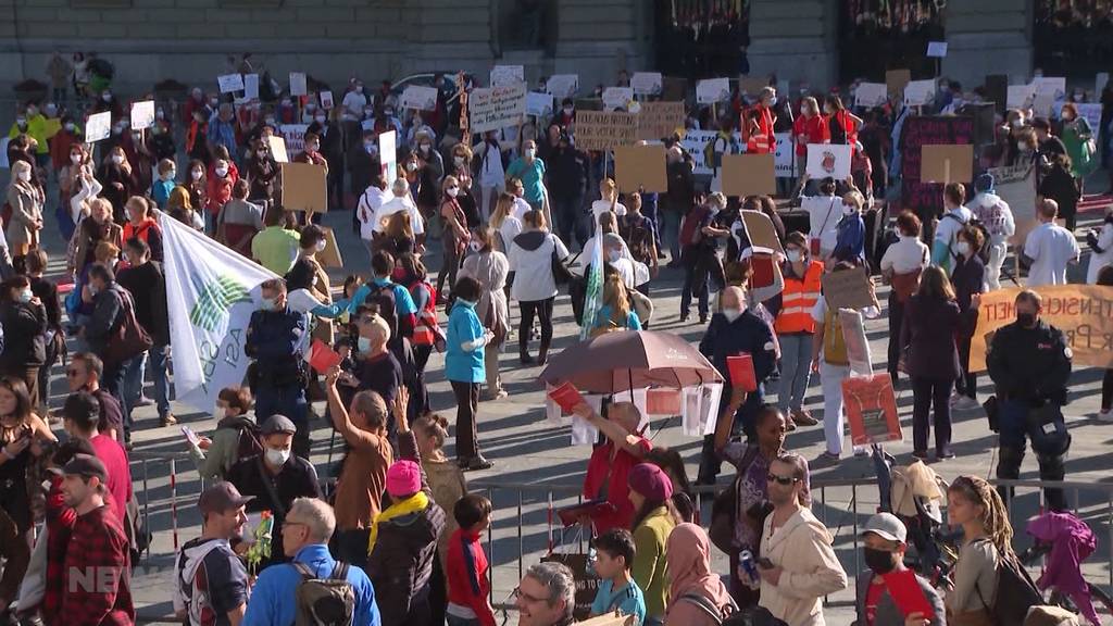 Appell des Kantons Bern: Es soll auf Demos verzichtet werden