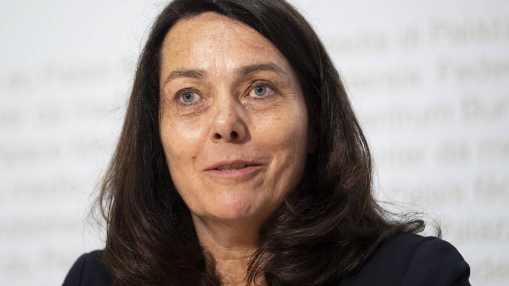 Das Komitee der Ernährungsinitiative - auf dem Bild Franziska Herren - möchte, dass die Schweiz weniger abhängig ist vom Ausland, was die Versorgung mit Lebensmitteln betrifft. Am Donnerstag hat es seine Abstimmungskampagne lanciert.