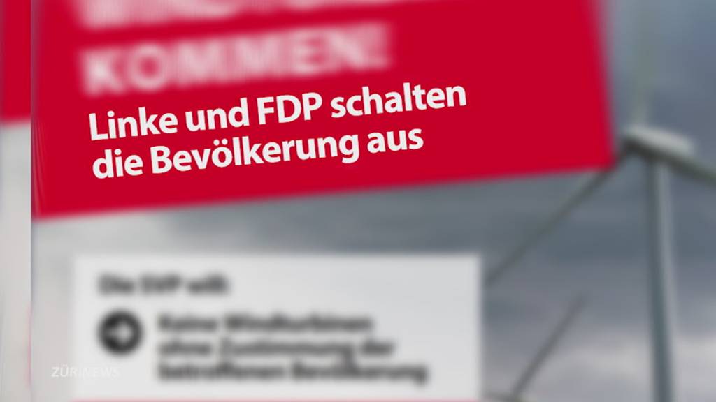 SVP greift FDP wegen Windturbinen an: Bröckelt in Zürich die Bürgerliche Allianz?