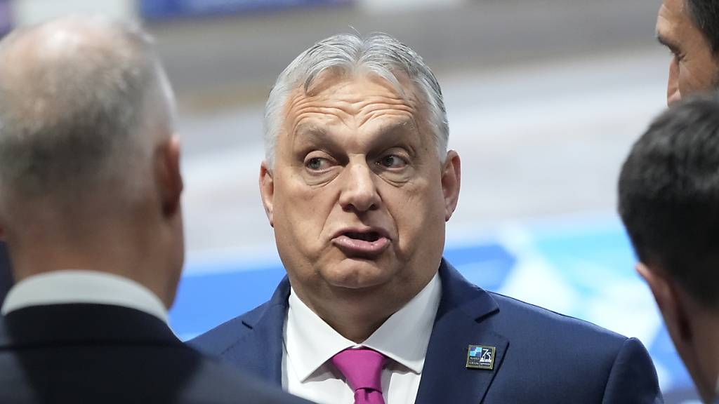 Der ungarische Ministerpräsident Viktor Orban hat am Nato-Gipfel in Washington für Irritationen gesorgt.