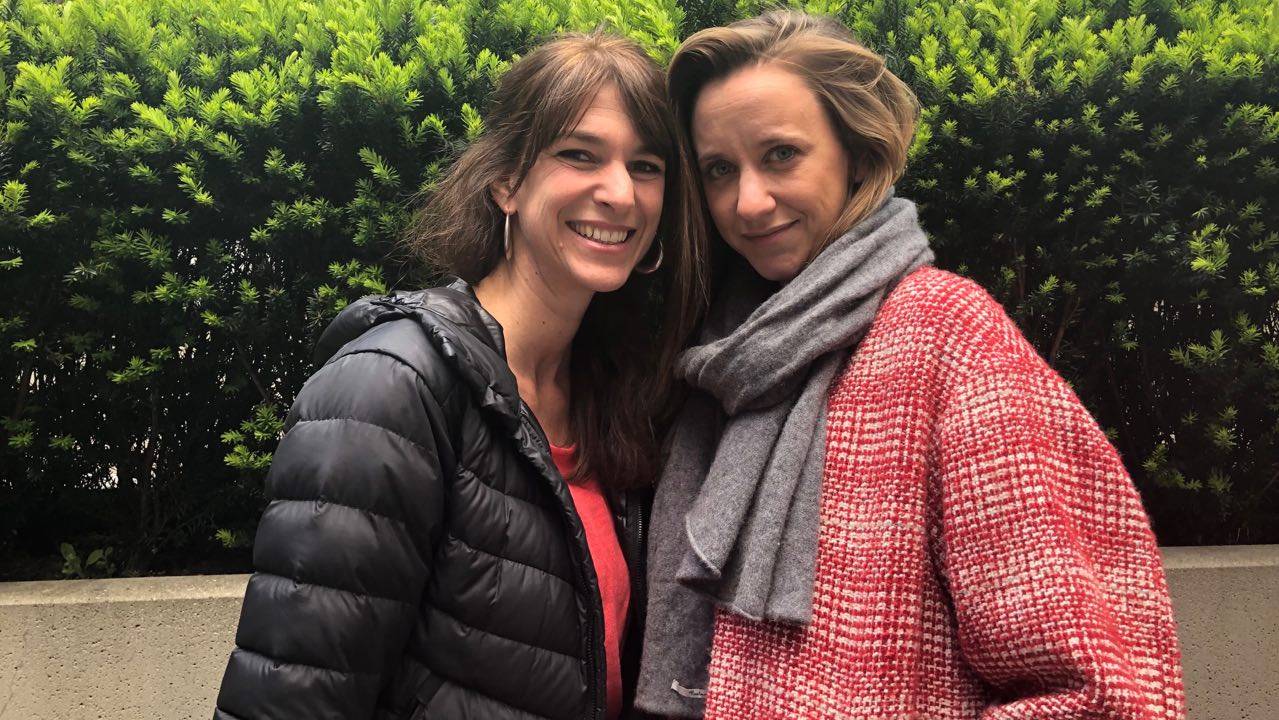 Anna Kaenzig mit Sharon Zucker