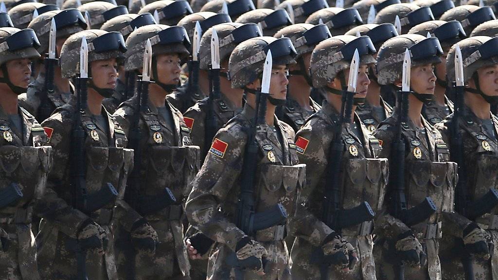 Acht Prozent mehr Ausgaben fürs Militär: Chinas Armeebudget wächst schwächer als auch schon.