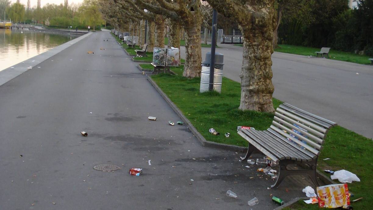 Stadt Zug setzt Zeichen gegen Littering