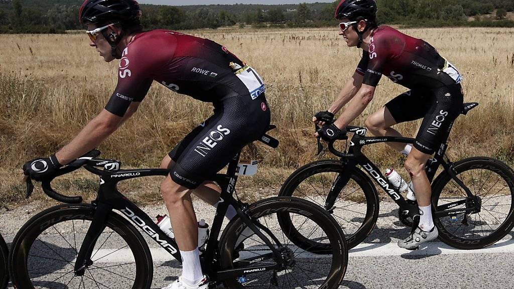 Kampf um Position für die Team-Captains: Luke Rowe (vorne) wurde von der Tour de France ausgeschlossen
