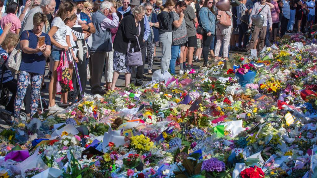ARCHIV - Bei dem rassistisch motivierten Doppelanschlag auf zwei Moscheen tötete ein Attentäter am 15.03.2019 im neuseeländischen Christchurch mindestens 50 Menschen. Foto: David Alexander/SNPA/AAP/dpa