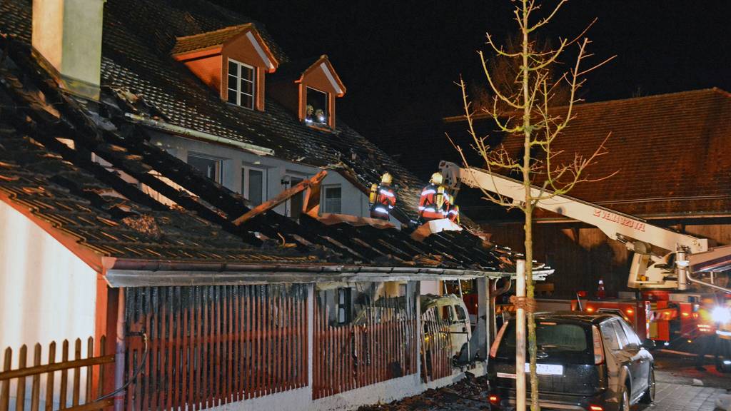 In diesem Wohnhaus in Basadingen ist der Brand ausgebrochen.
