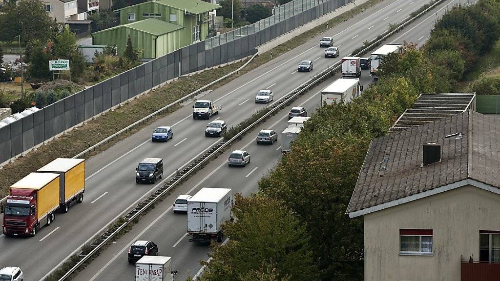 Die Nähe des Wohnorts zu einer Autobahn erhöht das Krebsrisiko für Kinder. (Archivbild)