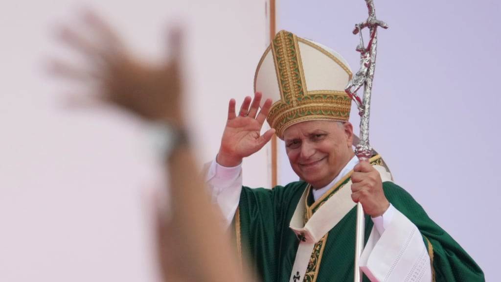 ARCHIV - Papst Leo XIV. in Rom. Foto: Andrew Medichini/AP/dpa/Archivbild