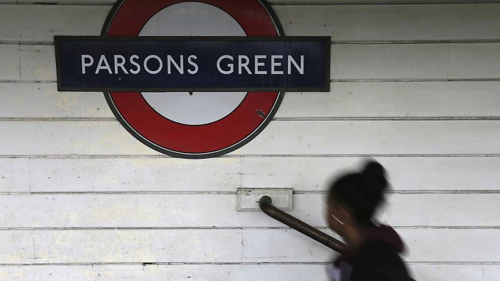 Der Tatort des Anschlags, die U-Bahnstation Parsons Green, war am Samstag wieder geöffnet