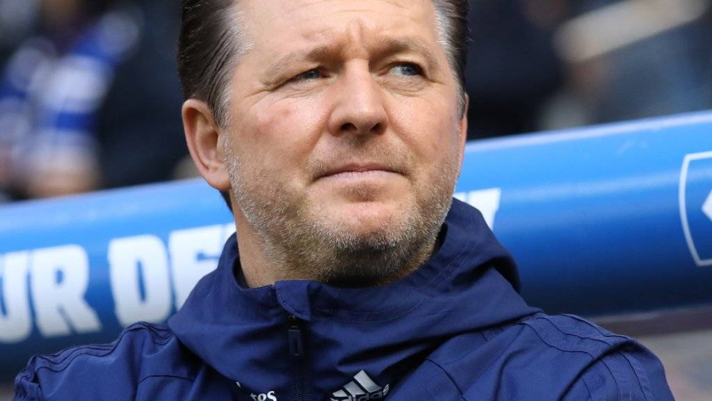 Muss seinen Posten als Cheftrainer beim Hamburger SV räumen: Christian Titz
