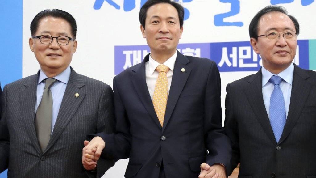 Spitzenvertreter dreier Oppositionsparteien in Südkorea sind übereingekommen, eine Abstimmung über ein Amtsenthebungsverfahren gegen die Präsidentin anzusetzen. (Archivbild)
