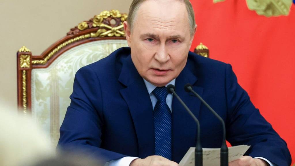 Der russische Präsident Wladimir Putin (Archivbild). Foto: Vyacheslav Prokofyev/Pool Sputnik Kremlin/AP/dpa - ACHTUNG: Nur zur redaktionellen Verwendung und nur mit vollständiger Nennung des vorstehenden Credits