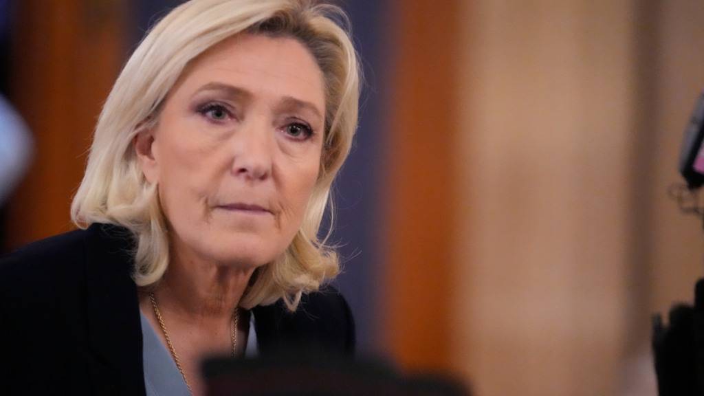 Die rechtsextreme Politikerin Marine Le Pen. Foto: Michel Euler/AP/dpa/Archivbild