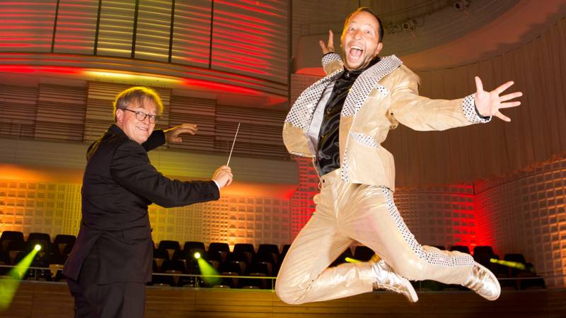 Die letzten Vorbereitungen für die Music Night