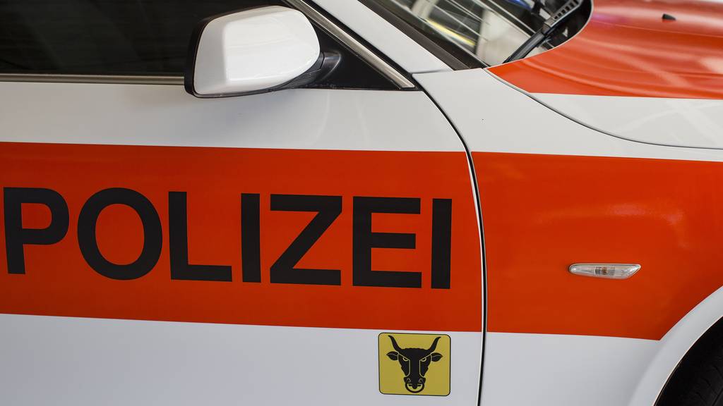 Detailaufnahme eines Einsatzfahrzeuges der Kantonspolizei Uri, aufgenommen am 6. August 2015 in Flueelen
