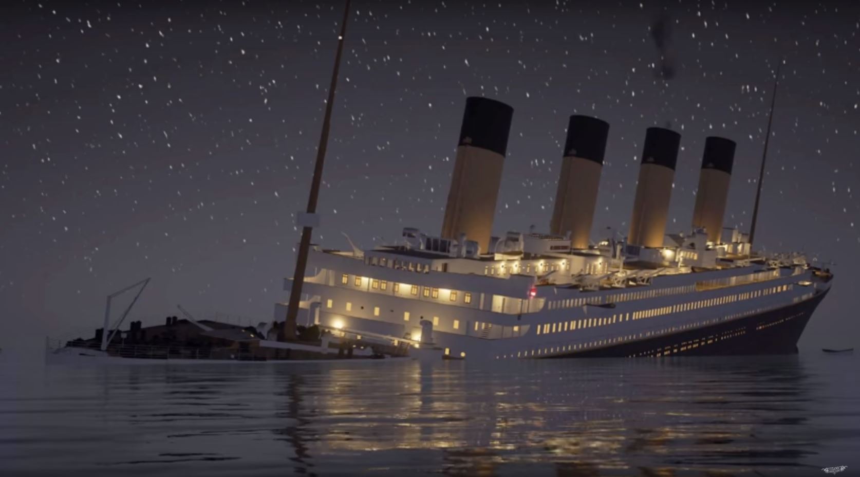 Der Untergang Der Titanic In Echtzeit Eine 2 Stunden Und 40 Minuten Dauernde Animation