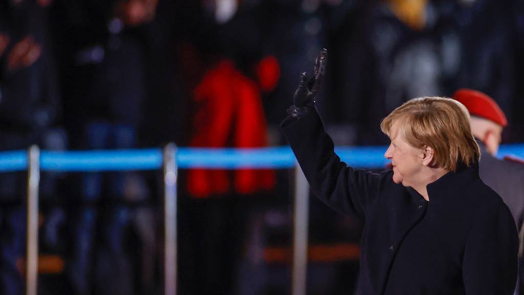 Angela Merkel verabschiedet sich