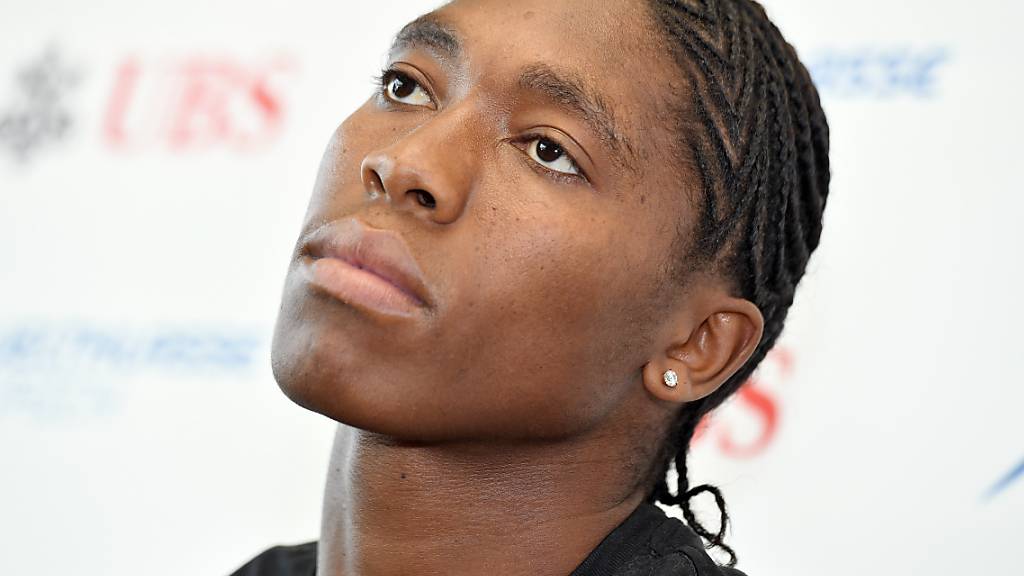Die südafrikanische Leichtathletin Caster Semenya an einer Pressekonferenz in Zürich. (Archivbild)