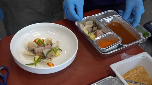 In der Flughafenküche