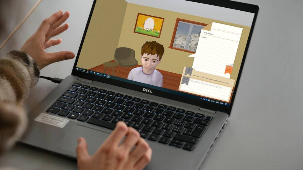 Mit Matteo, einem der virtuellen Charakteren, können Staatsanwälte oder Polizistinnen künftig ihre Befragungstechnik trainieren.