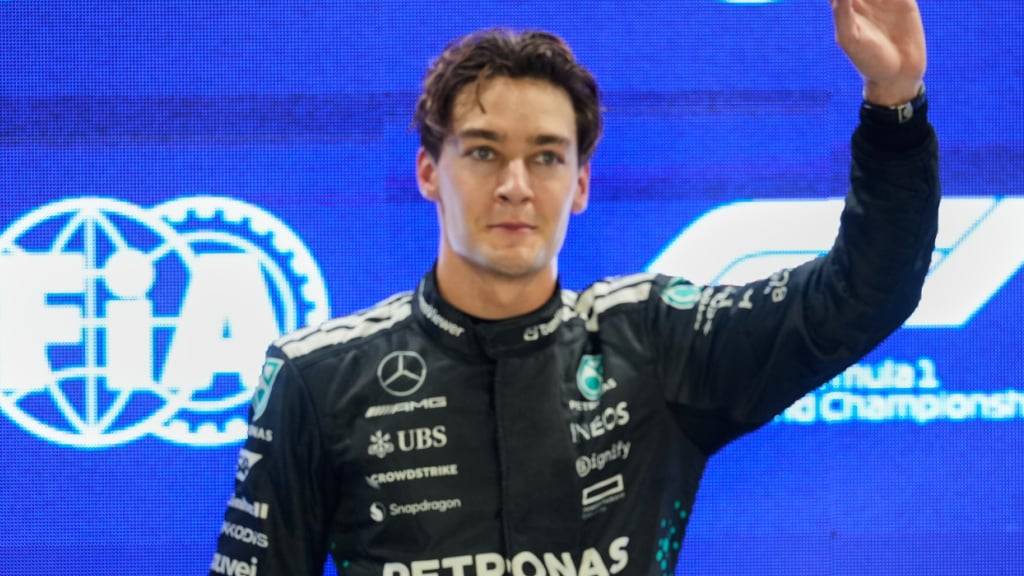 In schweisstreibendem Training der Schnellste: Mercedes-Pilot George Russell