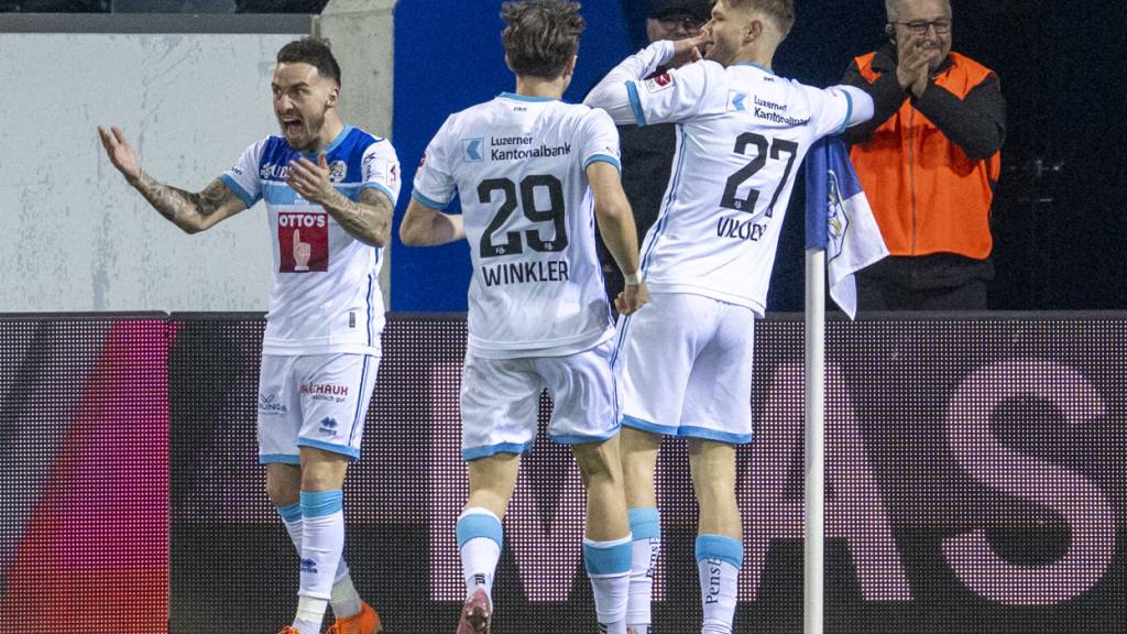 Basel geht spät in Luzern unter, Sion und Lugano gewinnen