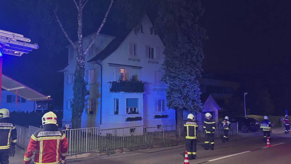 Schock: Brand in Würenlos reisst Bewohner aus dem Schlaf