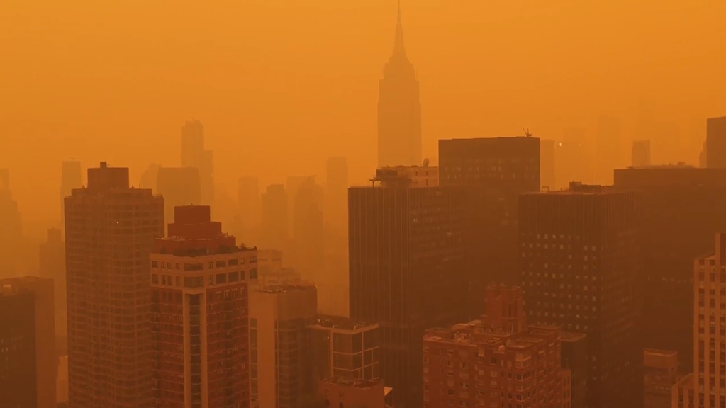 «Mars oder Manhattan?» So apokalyptisch siehts derzeit in New York aus