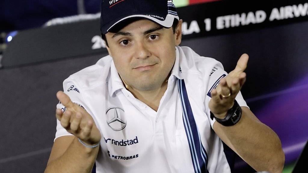 Kommentiert nicht, was die Gerüchteküche zu seinem angeblichen Comeback sagt: Felipe Massa