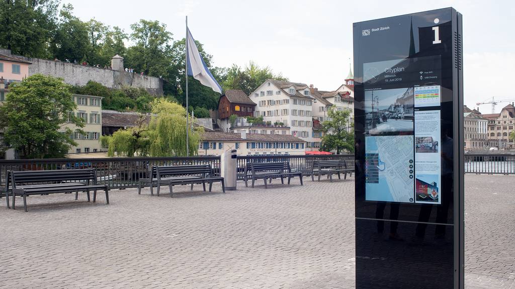 Cityplan am Limmatquai (Bild Amt für Städtebau, Stadt Zürich)