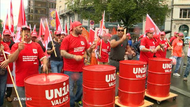 SVP und Gewerkschaften im Kampf um Personenfreizügigkeit