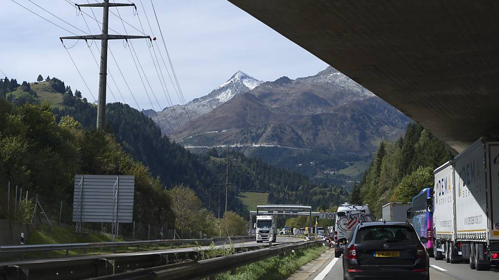 Der Stau auf der Gotthard-Route Richtung Norden hat sich aufgelöst. (Archivbild)