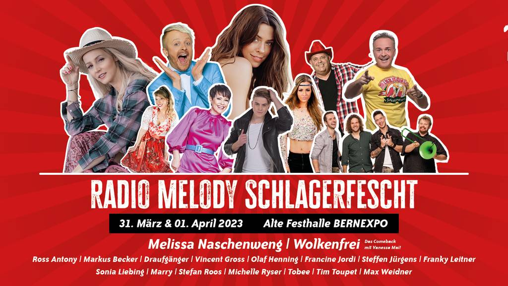 Radio Melody Schlagerfescht mit diesen Stars