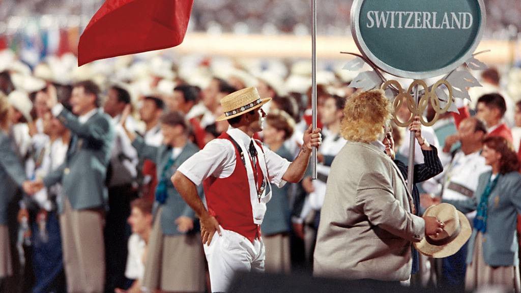 Stefan Schärer bestritt 204 Handball-Länderspiele und ist jetzt Eishockey-Verbandspräsident - 1996 an den Sommerspielen in Atlanta war er auch Schweizer Fahnenträger