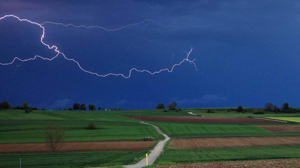 In der Schweiz blitzte es in diesem Sommer 320'000-mal